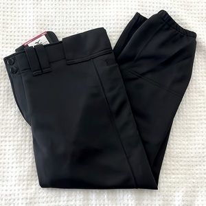 NWT Mizuno Black Softball Pants size Small